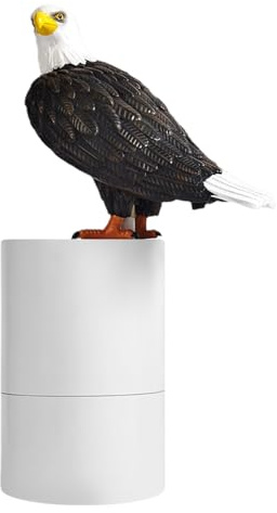 Dispenser Di Sapone In Schiuma Peace Bird, Con Sensore Intelligente Touchless, 9x27,5 Cm, ​​Lavamani In Schiuma A Forma Di Piccione E Aquila Calva, Dispenser Automatico Di Sapone Liquido, Risposta Rap