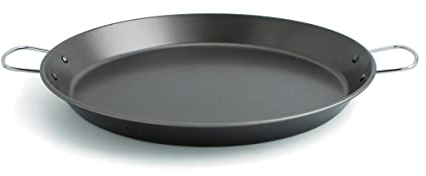 Quid Senia – Padella,padella in acciaio carbonato, ideale per Forni e piastre a induzione Nero 42 cm Nero