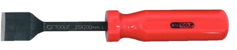 KS Tools 907.2232 - Rascador de juntas, acodado 10° (25,0 x 200 mm)