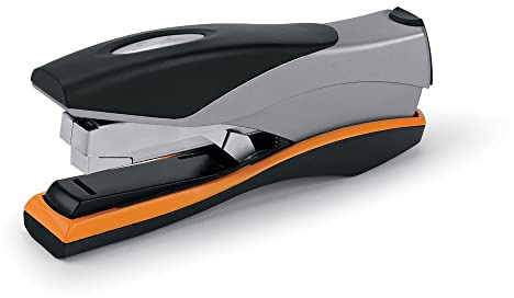 Swingline Stapler, Full Strip Desktop Stapler, 40 Sheet Capacity, Low Force, Optima 40, Silver/Black/Orange (87840)