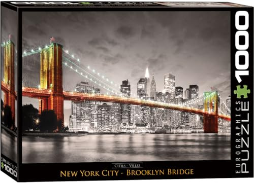 EuroGraphics 6000-0662 Puzzle New York City Brooklyn Bridge, 1000