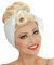 W WIDMANN MILANO Party Fashion 01851 - Perücke Rockabilly Pin Up Girl, blond, mit hellblauem Haarband, Karneval, Mottoparty