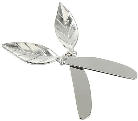 BESTonZON 2piezas Cuchillo Para Untar Mantequilla y Queso De Cortador De Mantequilla Para Uso Diario La Cocina