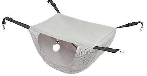BELLIFFY Hängematte Für Katzen Und Kleine Haustiere Atmungsaktives Und Komfortables Katzenbett Für Drinnen Für Sommermonate Mit Einzigartigem Design Und Praktischer Nutzung