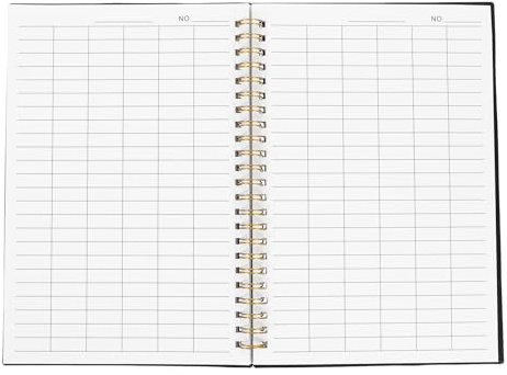 DOITOOL Inventory and Expense Tracker Notebook Horizontal Lined Pages, PP Cover Accounting Record Book for Personal Finance Ledger and Business Stock Management