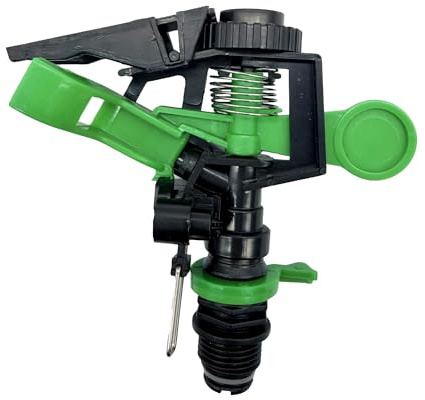 duoyif Gräsmattesprinkler, 360° roterande trädgårdssprinkler, bevattning diameter 8-10 meter, sprinkler sprinkler sprinkler för gräsmattor, trädgård, sängplantering, innergård