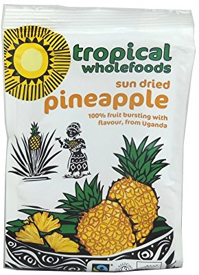 Tropical Wholefoods | Sun Dried Pineapple | 1 x 100g