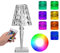 KEAGAN LED Tischlampe aus Kristall, Kristall LED Tischlampe, Akku Tischlampe, Outdoor Tischlampe, Acryl Diamant Nachttischlampe, Touch Fernbedienung 16 Farbmodus, USB-C Aufladung, RGB Farbwechsel