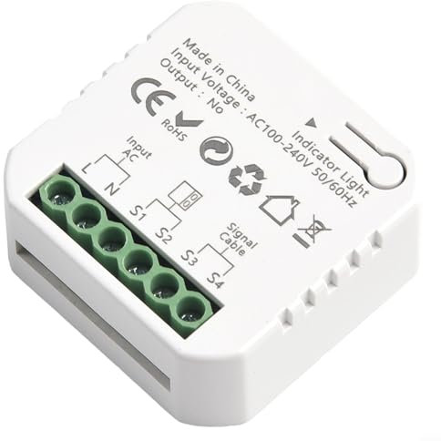 pour TUYA Ouvre-porte de garage contrôlé par application WiFi et commande vocale compatible avec tous les systèmes d'exploitation, partage avec la famille