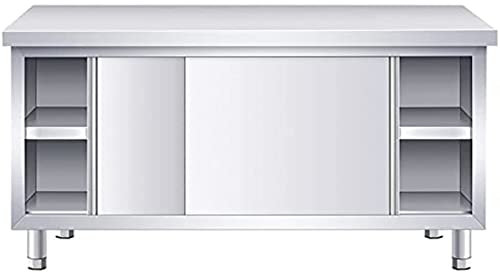 Tavolo da forno per pizza da esterno con robusto carrello per barbecue, portatile e perfetto per feste in giardino e barbecue in giardino (119 x 58 x 78 cm)