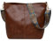 Namenand Umhängetasche Damen Große Leder Crossbody Bag Damen Moderne Taschen mit Breiter Gurt Leder Hobo Bag Shopper Tasche mit Abnehmbarem Schultergurt für Alltag, Schulausflug und Einkauf - Braun