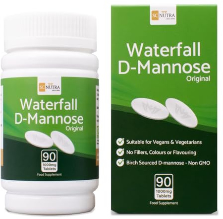Waterfall D-Manosa 1000mg Comprimidos - Value Pack 90 comprimidos