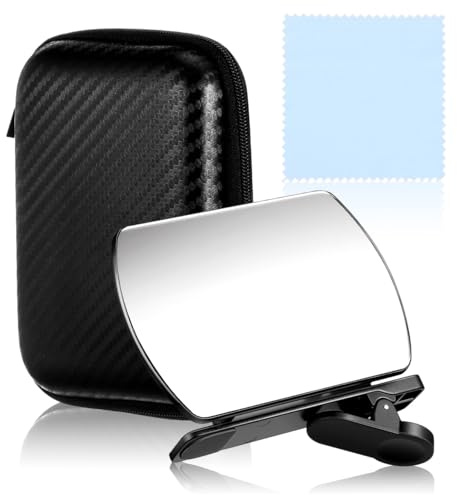 iplusmile Smartphone Mirror Reflection Clip for Creative Photography – Adjustable Angle & HD Glass Mirror for Sharp Reflections – for Travel, Selfie, Mobile Photography Enthusiasts