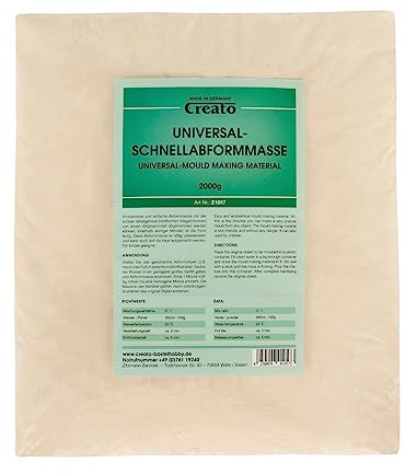 Creato Z1057 - Schnellabformmasse im Polybeutel, Alginat Abformmasse, 2000g (1er Pack)