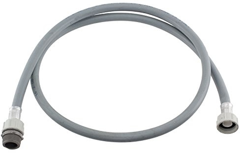 SPARES2GO Universal Straight End Cold Water Fill Inlet Hose Extension (1.5M)