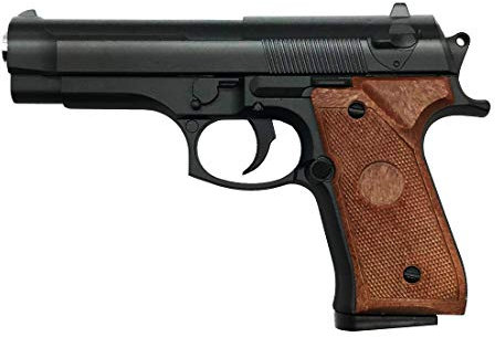 Softair Pistole Airsoft Rayline G22 Voll Metall Mini Pocket (Manuell Federdruck), Maßstab 1:1,8, Gewicht 266g, 6mm Kaliber, Farbe: Schwarz