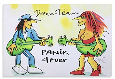 CNMBB Kino-Poster Dream Team Panik 4ever Leinwanddruck für Wohnzimmer, Schlafzimmer, Dekor-Poster, 60 x 40 cm, Ohne Rahmen