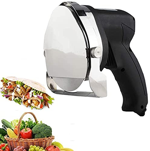 XYEJL Cuchillo Eléctrico Kebab,Cuchillo Eléctrico Kebab Cortador De Kebab De Acero Inoxidable Cuchillo Profesional para Barbacoa Doner Cortador De Kebab,para Restaurantes,Cafeterías,Hogares,A