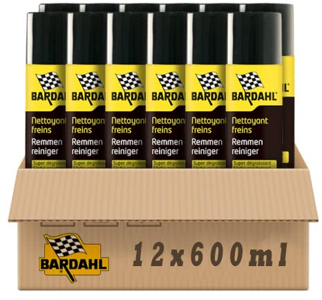 Dégraissant nettoyant freins BARDAHL 600ml (lot x12)