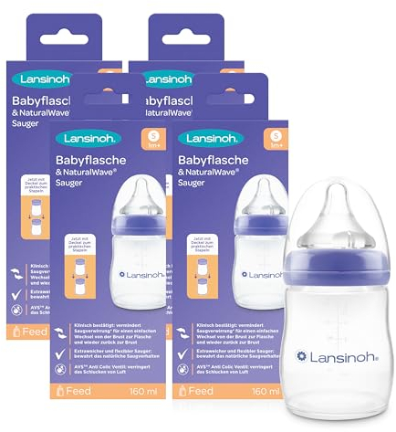 Lansinoh I Biberon PP Natural Wave 4X160ml