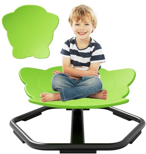 KORIMEFA Sedia Girevole con Elefante per Bambini, Attrezzatura Sensoriale per Autismo, Attrezzatura da Gioco per Ragazzi e Ragazze, Natale, Compleanno