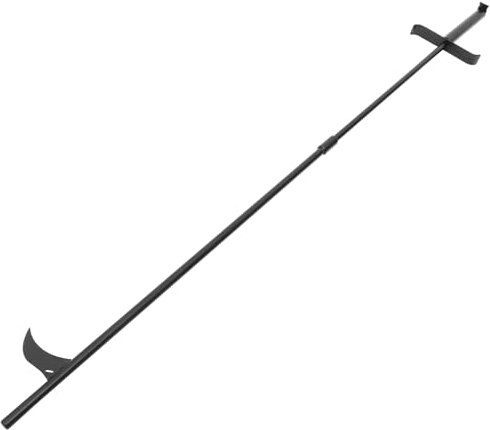 OFFSCH Tisonnier Portatif En Acier Avec Poignée Confortable Pour Et Le Barbecue En Plein Air