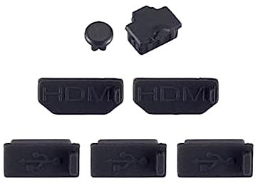 jiingekk Spina antipolvere, tappi in silicone, set di interfacce anti-polvere per accessori per console di gioco X