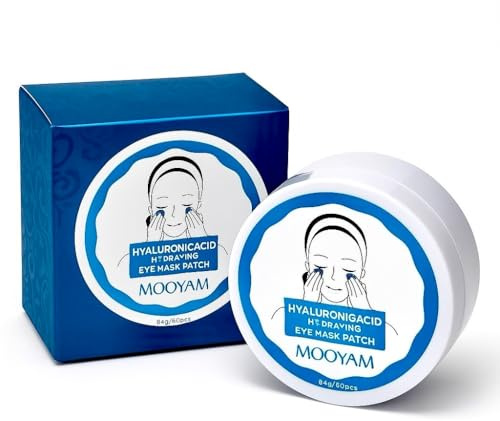 60 almohadillas coreanas para los ojos, antiarrugas y ojeras, gel de colágeno, hidratantes, reutilizables