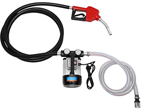 Dieselpump, 230 V, självsugande, 550 W, 60 l/min, dieselpump, pumppistol, oljepump, bensinstation, bio dieselpump, värmeoljepump, självsugande oljepump, pistol för diesel, fotogen, transformatorolja
