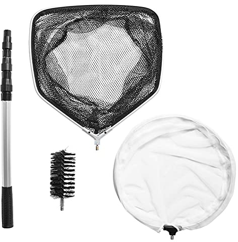 Swell UK Heavy Duty Pond Nets With 1.6 Metre Telescopic Pole | Ideal Garden Pond Maintenance Kit