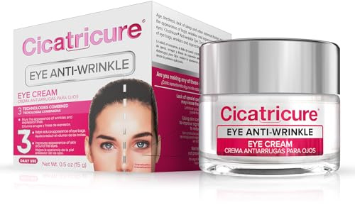 Cicatricure Blur & Filler Anti-Wrinkle Eye Treatment: Advanced Formula for Fine Lines, Under-Eye Bags & Skin Rejuvenation, Hydrating Eye Cream for Daily Use, 0.5 Ounce