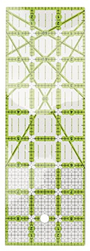 Tissting Quilting Ruler 3 x 9 Inch Acrylic Imperial Transparent Rectangle Patchwork Ruler with Gridlines, Fabric Cutting Ruler for Quilting Sewing