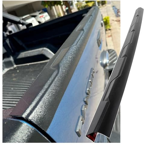 JHCHAN Heckklappenschutz Ladekantenschutz Abdeckung für Ford Ranger Wildtrak 2012-2022 Raptor Limited XL XLT Stormtrak Wolftrak Thunder T6 T7 T8 MK1 MK2 MK3