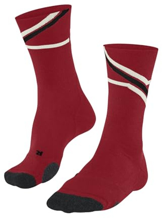 FALKE Men's TK2 Explore M So Wool Functional Yarn Thick Anti-Blister 1 Pair Hiking Socks, Red Scarlet 8070 Iconic, 9.5-10.5