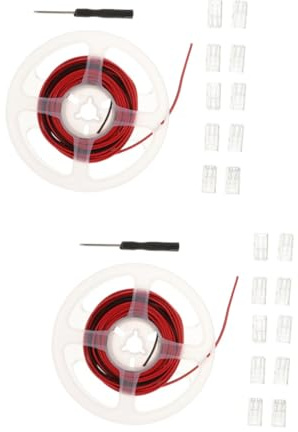 MAGICLULU 2 Set Connessione Barra Luminosa Led Connettori Led Multi Connettore Organizzatore Di Cavi Fascette Per Cavi Catena Di Lampade Estensore Cavo Di Alimentazione Ca Rame Stagnato