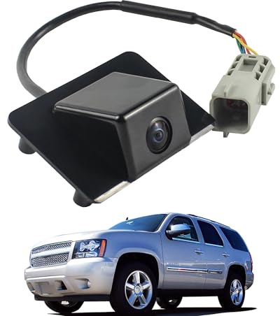 YzusGomumu 22790290 Rear View Backup Camera Compatible with 2009-2014 Cadillac Escalade ESV Chevrolet Tahoe Suburban 1500 2500 GMC Yukon XL 1500 2500 Parking Assist Camera Replaces 22913932 23168608