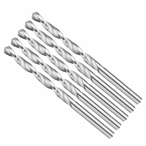 CoCud Drill Bit, 4.2mm Cutting Diameter, 4241 HSS 118° Cutting Angle Uncoated Bright Versatile Jobber Bits - (Applications: for Drilling Plastic Wood Soft Metal), 5-Pieces