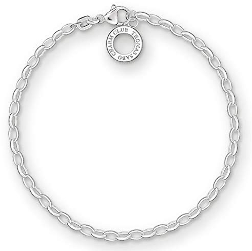 Thomas Sabo Damen Charm-Armband Charm Club 925 Sterling Silber X0163-001-12