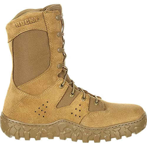 ROCKY S2V Predator Military Boot, Coyote Brown, Size 10.5(M)