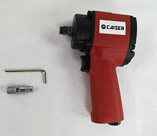 CAISER Pistola de impacto 1/2 COMPACTA 520 Nm. Profesional ULTRALIGERA Atornillador Neumático.