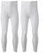 LE11 Pack of 2 Men's Thermal Trousers Long Johns Warm Underwear Baselayer, S M L XL XXL Thermals (M, White)