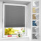 BelleMax Plissee ohne Bohren verdunkelung, Thermo Plisseerollo Klemmfix, Grau 60x200cm(BxH), Verdunklungsplissee 100% lichtundurchlässig für Fenster, Blickdicht Sichtschutz Sonnenschutz