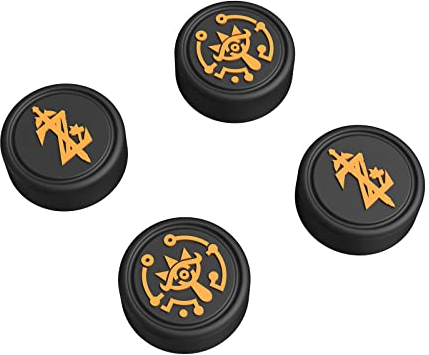 JINGDU Kappen Kompatibel mit Nintendo Switch Joystick - Weiche Silikon Thumb Grip, Niedliche 3D Analog Stick Abdeckung für Switch OLED/Lite, Zelda