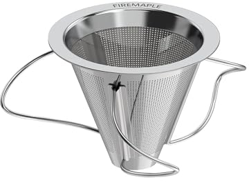 Fire-Maple Foldable Pour Over Coffee Filter Stainless Steel Coffee Dripper Collapsible Percolator for Home Outdoor