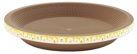 Tapis À Gratter pour Chat, Lit À Gratter pour Chat, Grattoir à Chat en Carton, Griffoir pour Chat Carton, Planche à Gratter pour Chat, Grattoir À Chat Ovale Haute Densité pour Griffoi Et Meubles, M