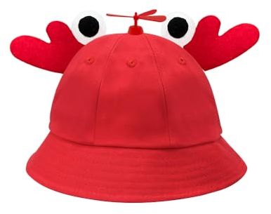SIEBOLD Crab hat,Hat with Propeller,Propeller hat,Funny hats,for adults for Fancy Dress Party Favors