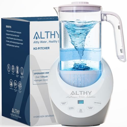 ALTHY väte-vattengenerator kanna SPE&PE M tvåkammarelektrolysteknik, balanserat pH-värde och filtrerat med kalciumsulfit