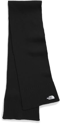 The North Face TNF Logo Box Scarf, TNF Black, One Size
