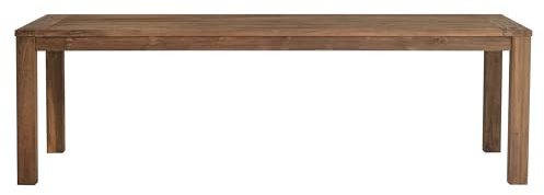 Gruppo Maruccia - Tavolo da Giardino in Vero Legno di Teak - Rettangolare - Tavolo Pranzo per Esterni - 2 x 1 Metri