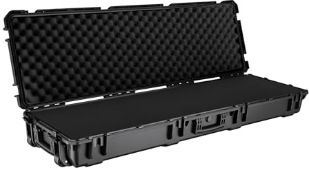Wiltec Waffenkoffer 139,6 x 44,9 x 18,8 cm aus PP, Bogenkoffer für Bogensport und Gewehre